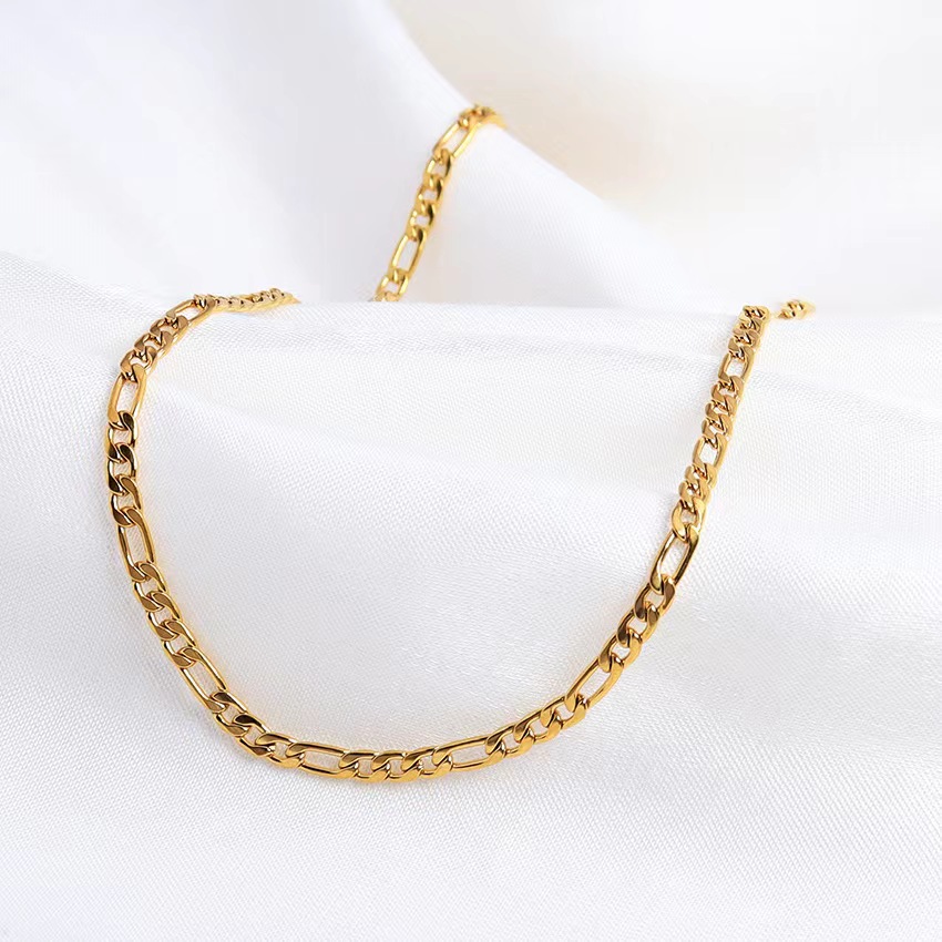 925 Sterling Silver Chain Necklace Men - Collana da 20-60 cm in nobile