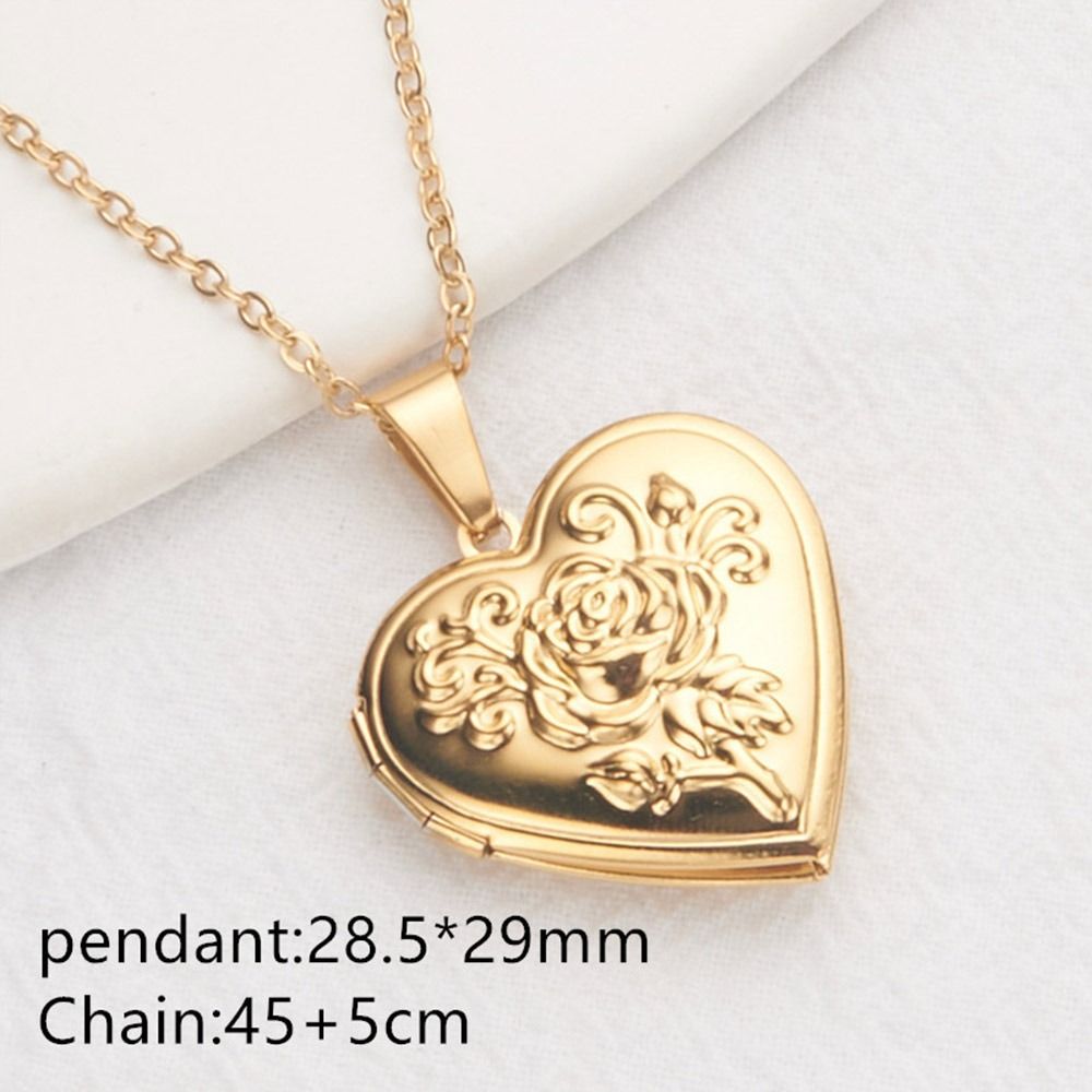 Nuovo Medaglione Portafoto Apr - Heart Locket Necklace Photo recensione e prezzo