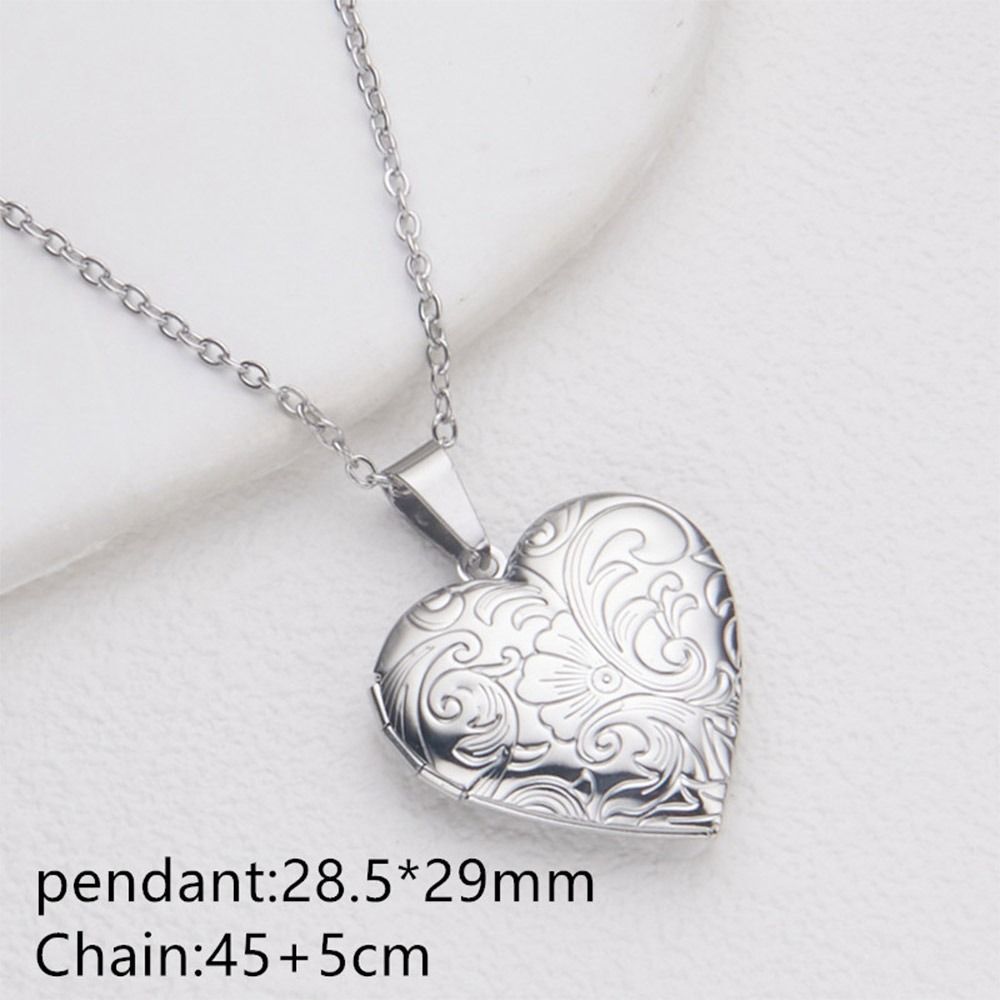 Nuovo Medaglione Portafoto Apr - Heart Locket Necklace Photo recensione e prezzo