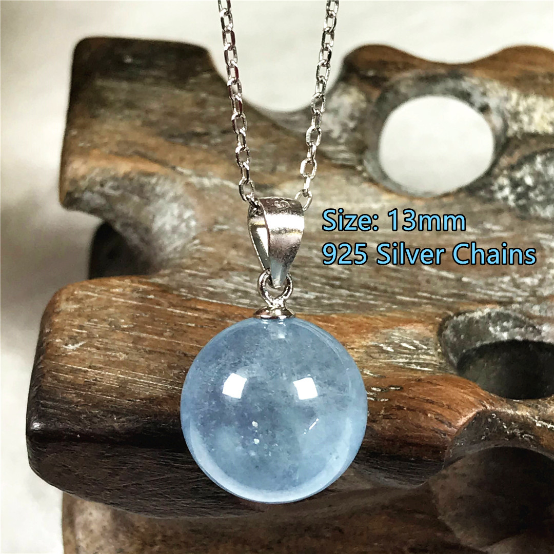 Collana con ciondolo acquamari - 925 Sterling Silver Chain Necklace Men recensione e prezzo