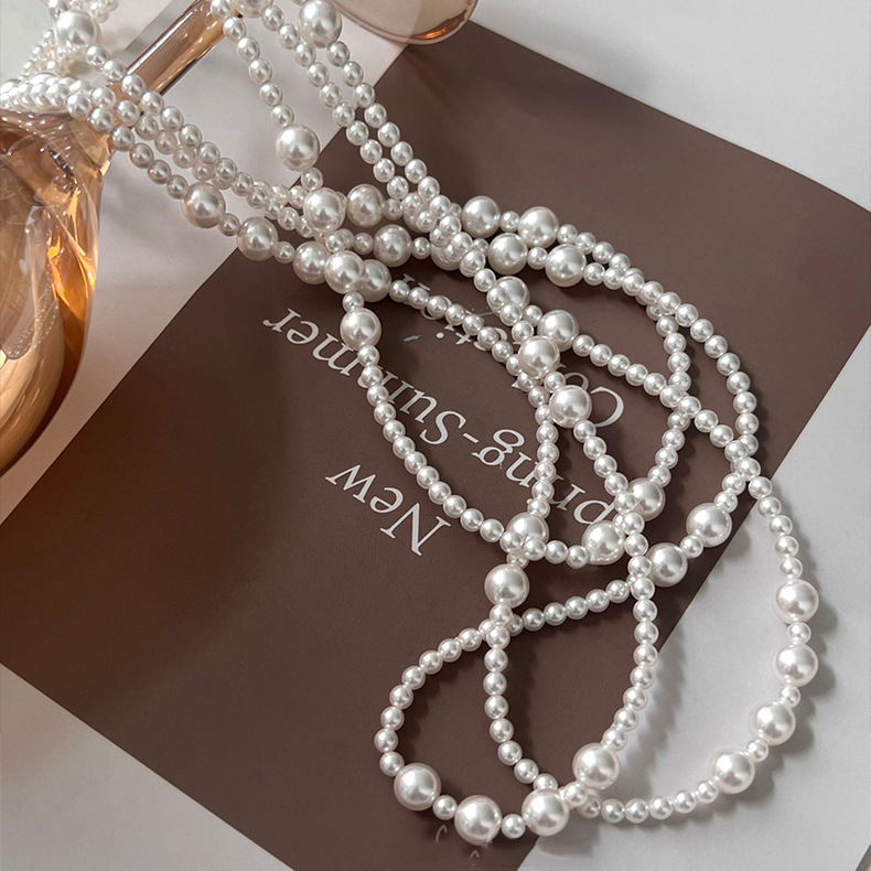 Collana di perle lunghe multis - Pearl Choker Necklace Vintage recensione e prezzo