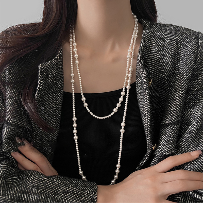 Collana di perle lunghe multis - Pearl Choker Necklace Vintage recensione e prezzo