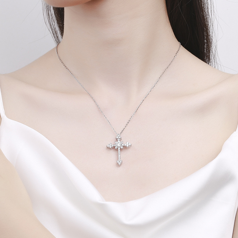 IOGOU 0.5/1CT D VVS1 Moissanit - 925 Sterling Silver Chain Necklace Men recensione e prezzo