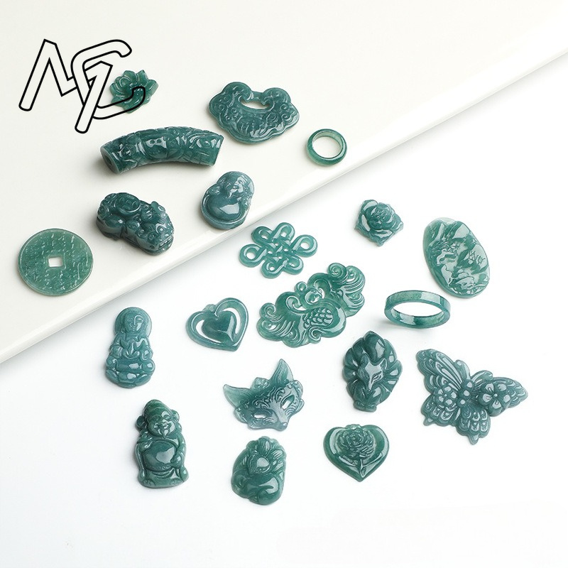 2 pezzi di giada naturale blu  - Earrings recensione e prezzo