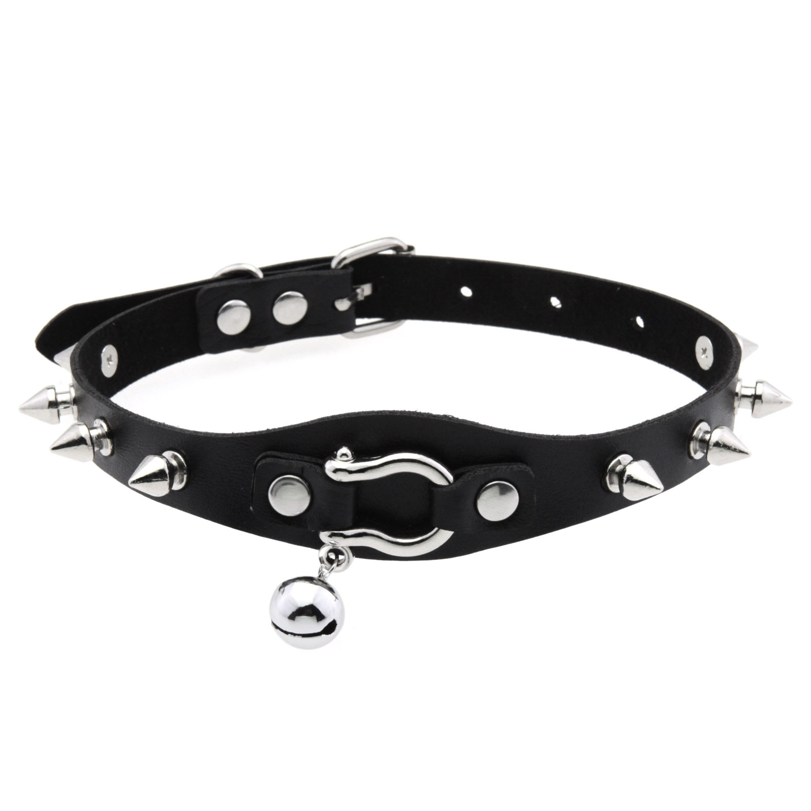 Collana girocollo con punta ne - Goth Punk Spike Choker recensione e prezzo