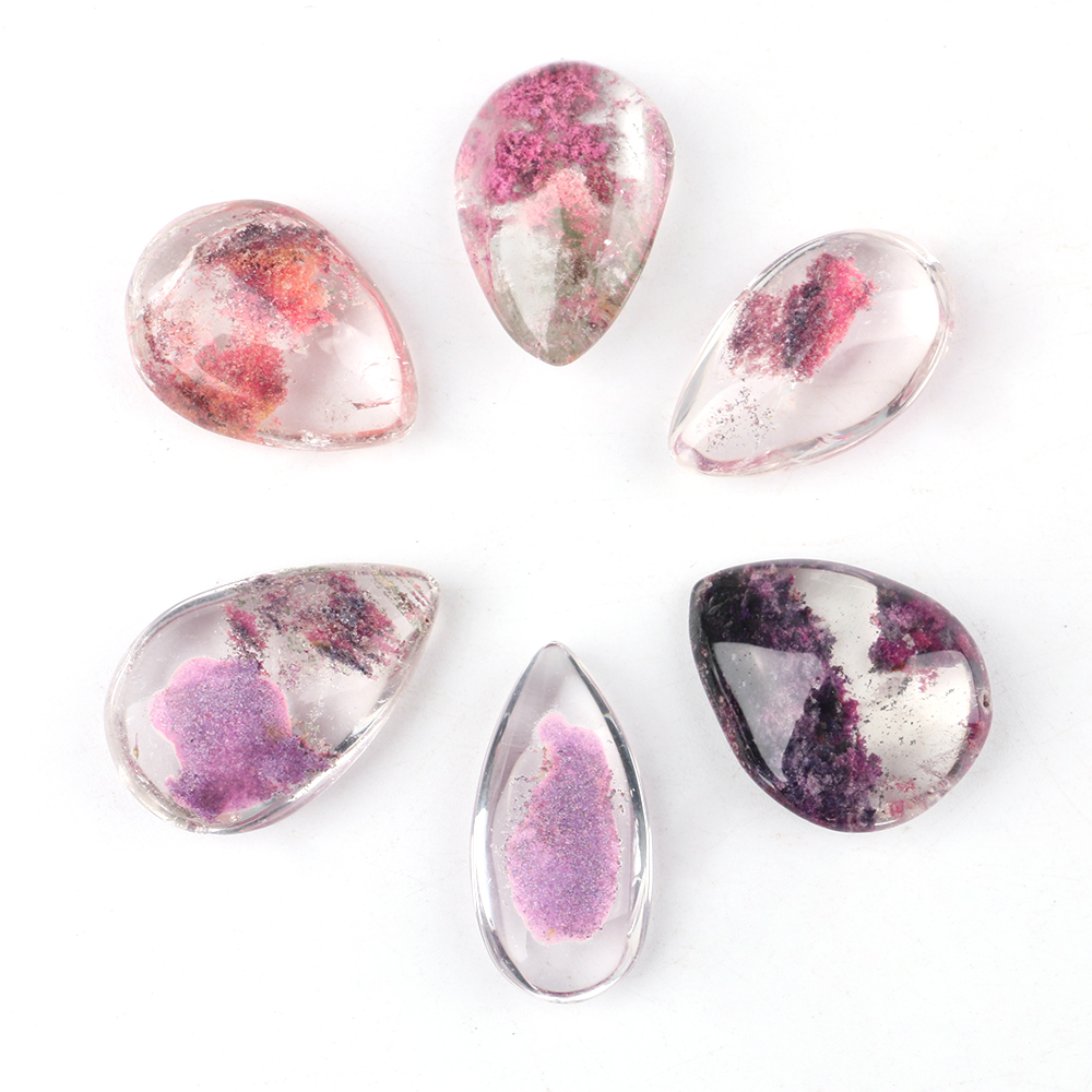 Perla di Quarzo Viola Fantasma - Crystal Pendant Necklace Natural Stone recensione e prezzo