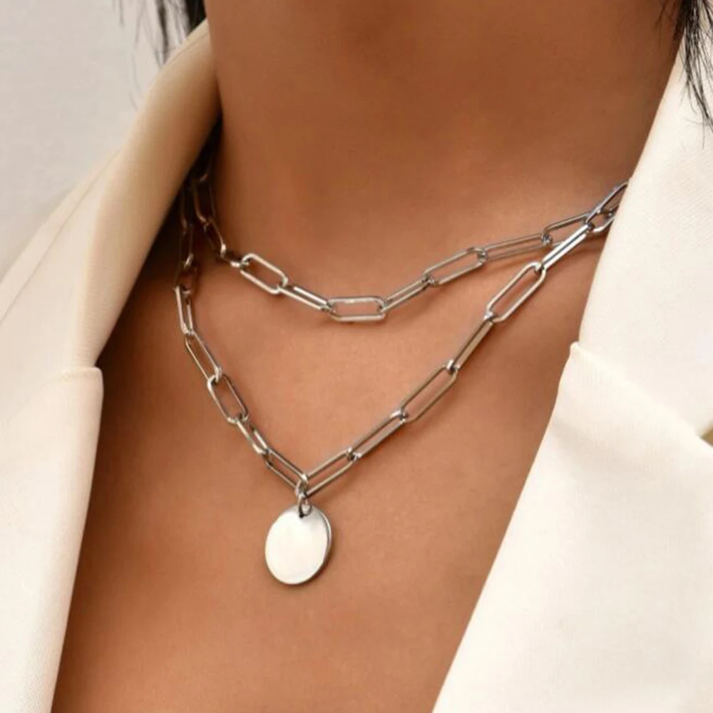 SUMENG 2024 nuova moda vintage - Layered Pendant Necklace Aesthetic recensione e prezzo