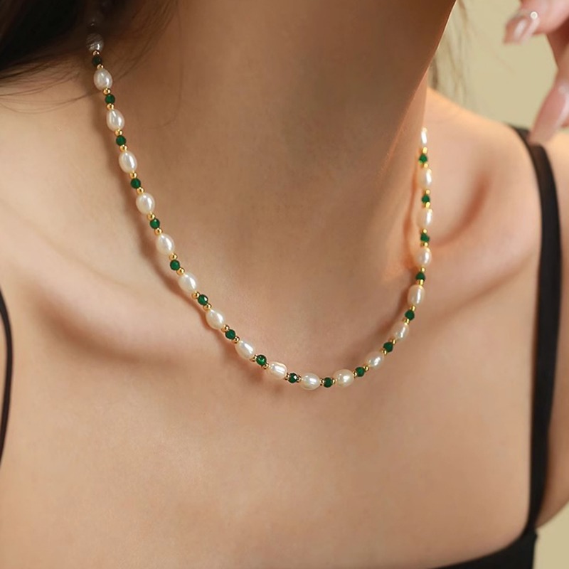 Collana di perle d'acqua dolce - Pearl Choker Necklace Vintage recensione e prezzo