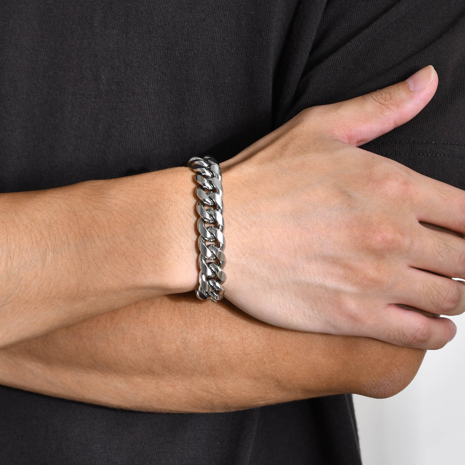 Bracciale da uomo a catena cub - Cuban Link Chain 12Mm recensione e prezzo