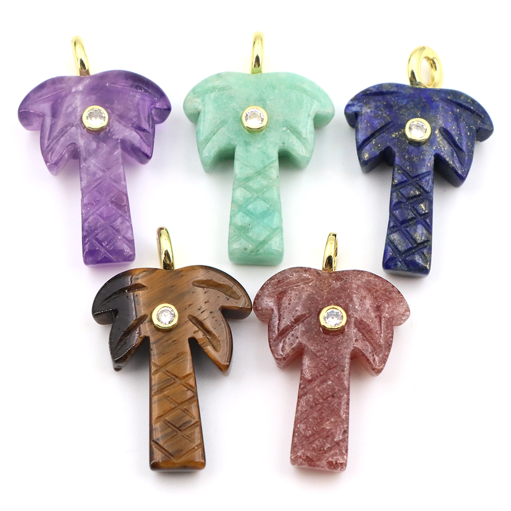 Ciondolo in Pietra Naturale a  - Crystal Pendant Necklace Natural Stone recensione e prezzo