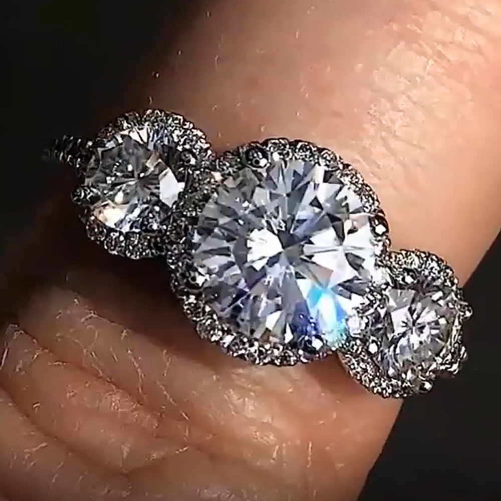 Anello di fidanzamento per ann - Moissanite Engagement Ring 1 Carat recensione e prezzo