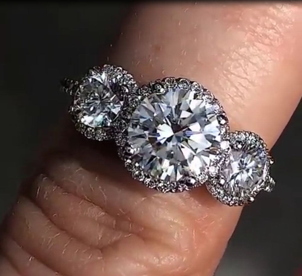 Anello di fidanzamento per ann - Moissanite Engagement Ring 1 Carat recensione e prezzo